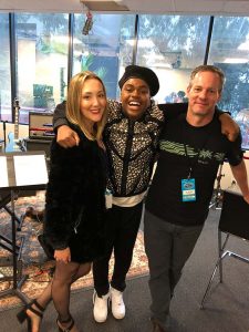 Adriana McPhee backstage at American Idol